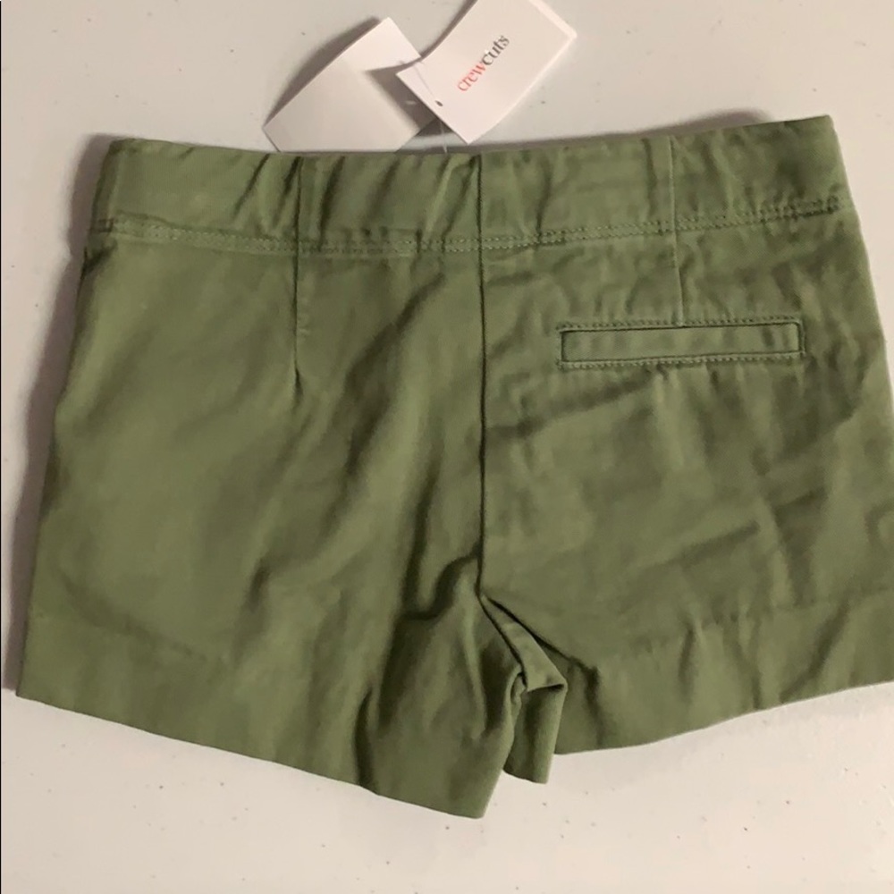 New! Crewcuts Girls Khaki Shorts, Size 4 - Picture 3 of 3